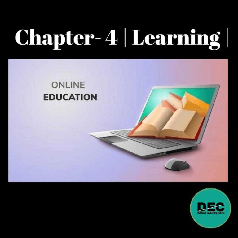 Chapter-Learning notes class-12