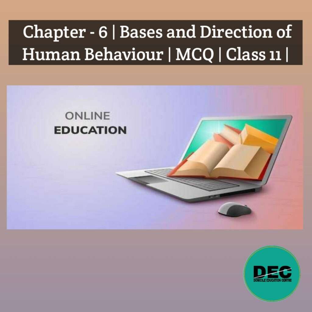 Chapter-6 | Physical Basis of Mental Life | MCQ | Class-11 |